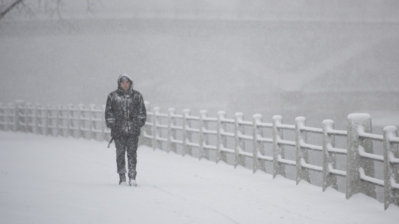 Previsão de até 20 cm de neve caindo em partes de Ontário e Quebec