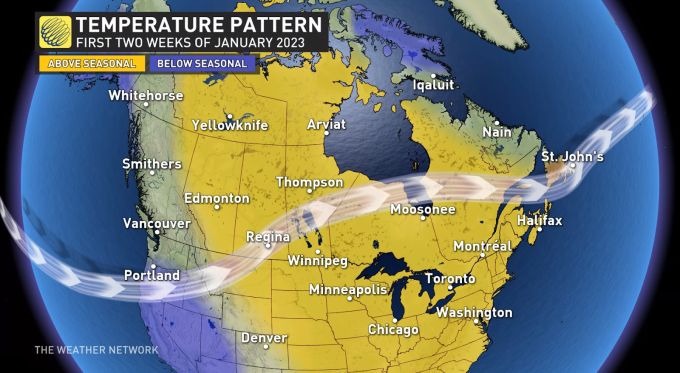 Canadá pode ter pontos com 'temperaturas absolutamente agradáveis' em janeiro; veja previsão