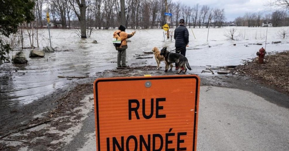 Municípios de Quebec em alerta de inundação; Environment Canada emite avisos de chuva