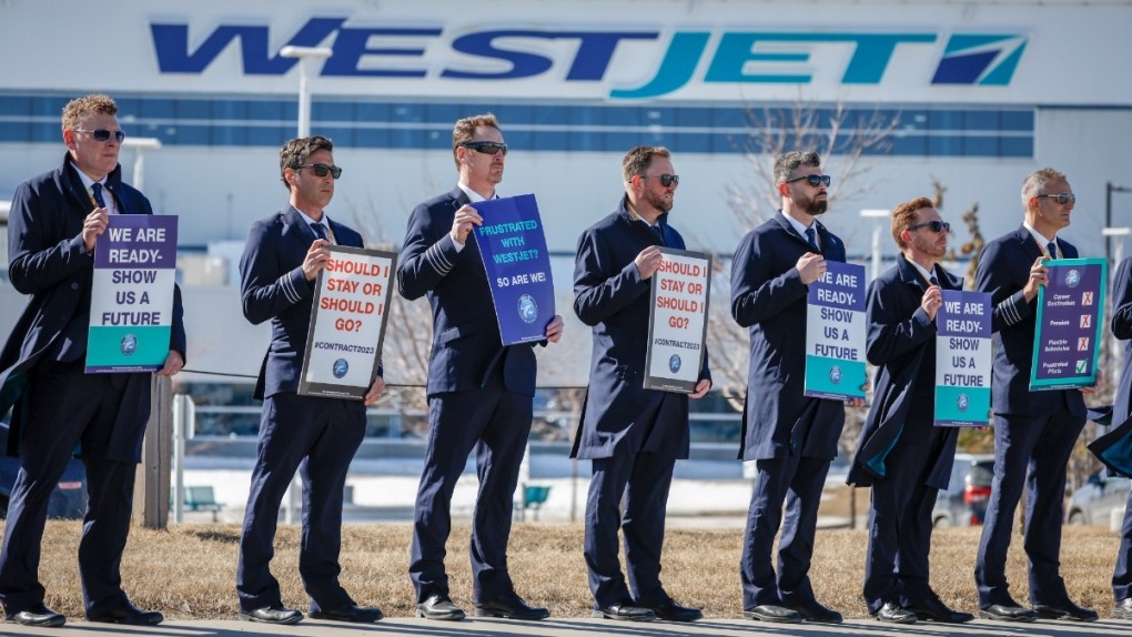 WestJet começa a cancelar voos enquanto greve de pilotos se aproxima; negociações em impasse