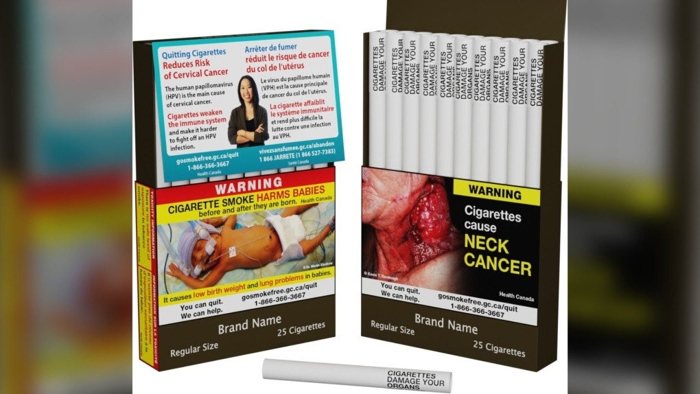 Canadá é o primeiro a exigir advertências de saúde impressas em cigarros individuais