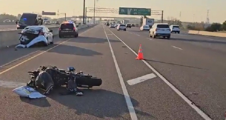 Motorista preso após manobra que deixou motociclista gravemente ferido, na Hwy. 410